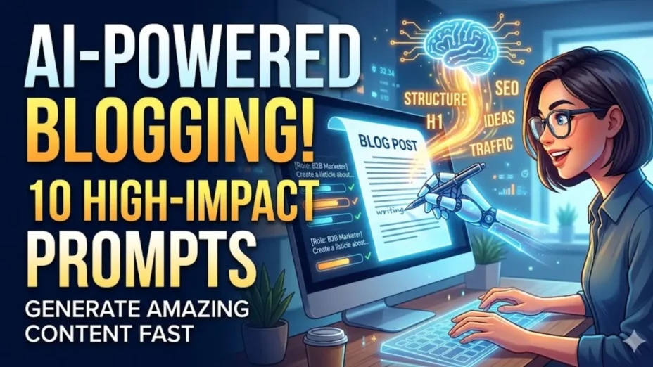 High-Impact Prompts for Generating Blog Content with AI