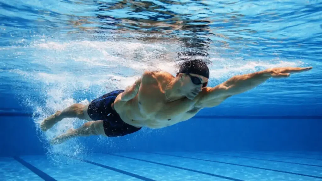 Perfect Freestyle swimming posture
