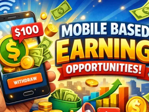Mobile Based Earning Opportunities.