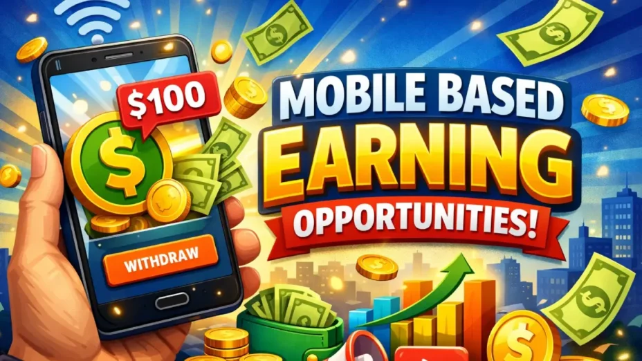 Mobile Based Earning Opportunities.