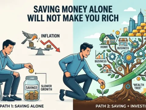 Why Saving Money Alone Will Not Make You Rich