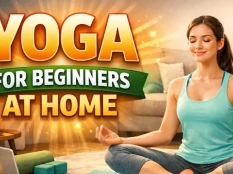 Yoga for Beginners at Home in India.