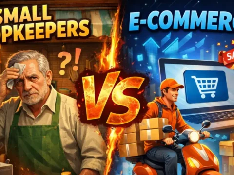 Shopkeepers vs E-commerce