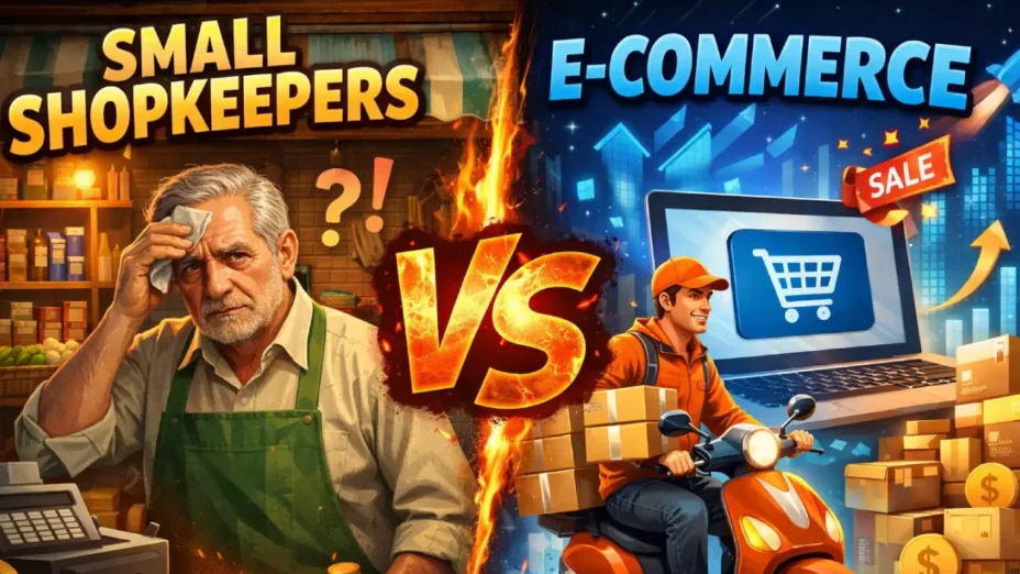 Shopkeepers vs E-commerce